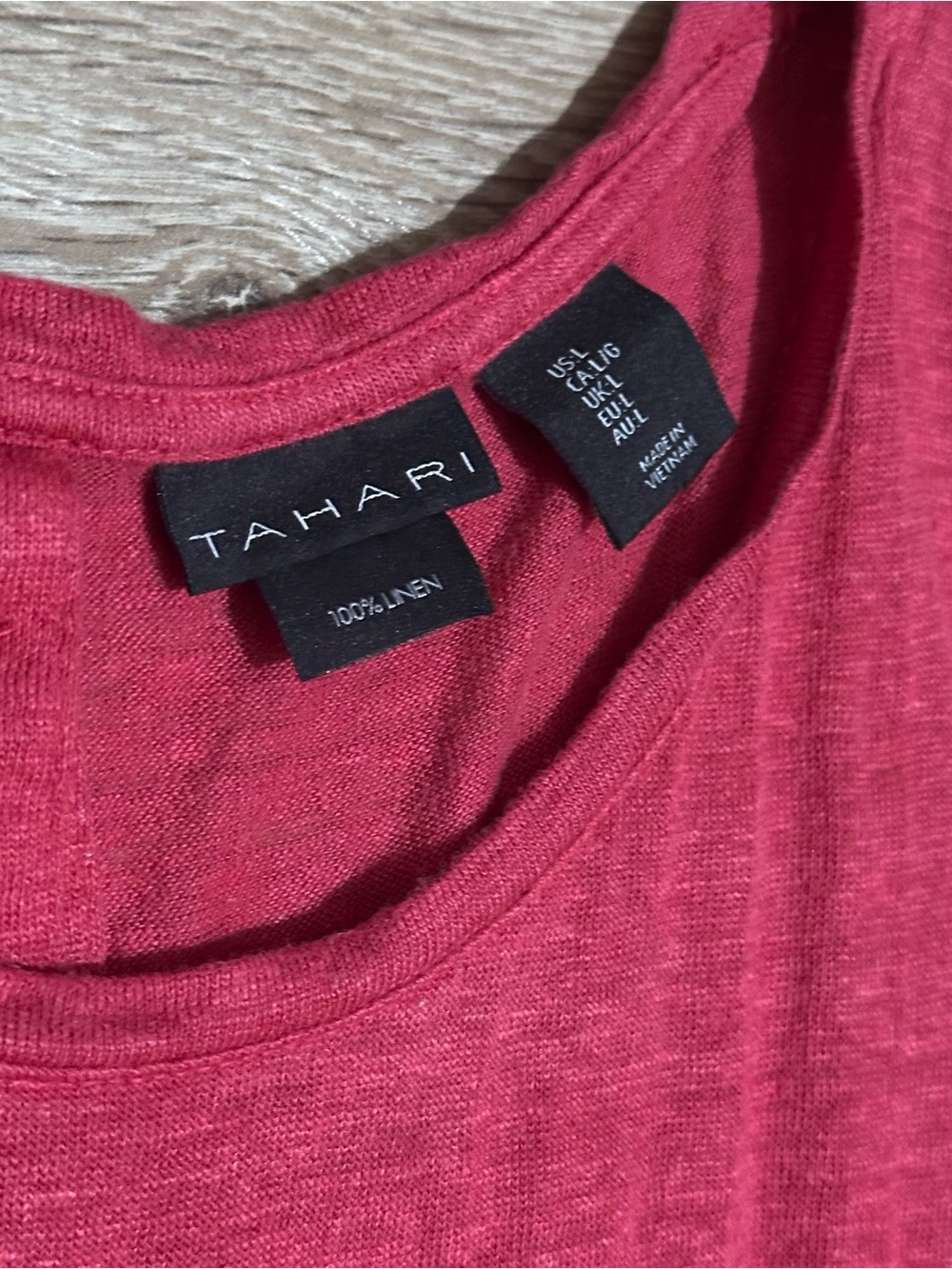 Women's Fuchsia Cap-Sleeve Tee - Picture 6 of 11